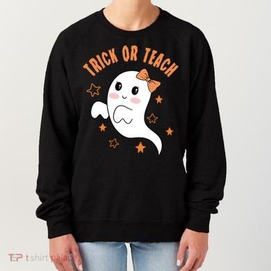 Trick Or Teach Cute Halloween Teacher Women's Sweatshirt