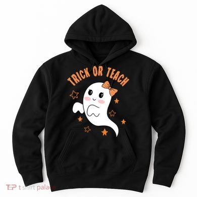 Trick Or Teach Cute Halloween Teacher Hoodie