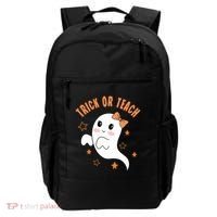 Trick Or Teach Cute Halloween Teacher Backpack thumb 0