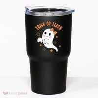 Trick Or Teach Cute Halloween Teacher Tumbler thumb 0