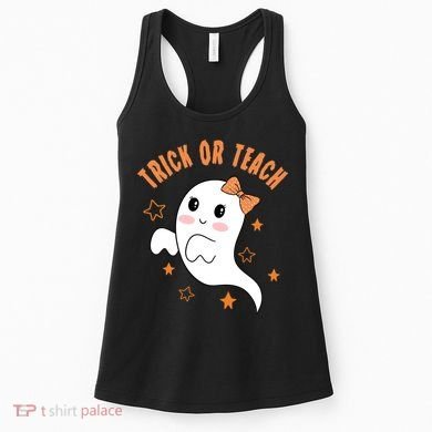 Trick Or Teach Cute Halloween Teacher Women's Tank Top