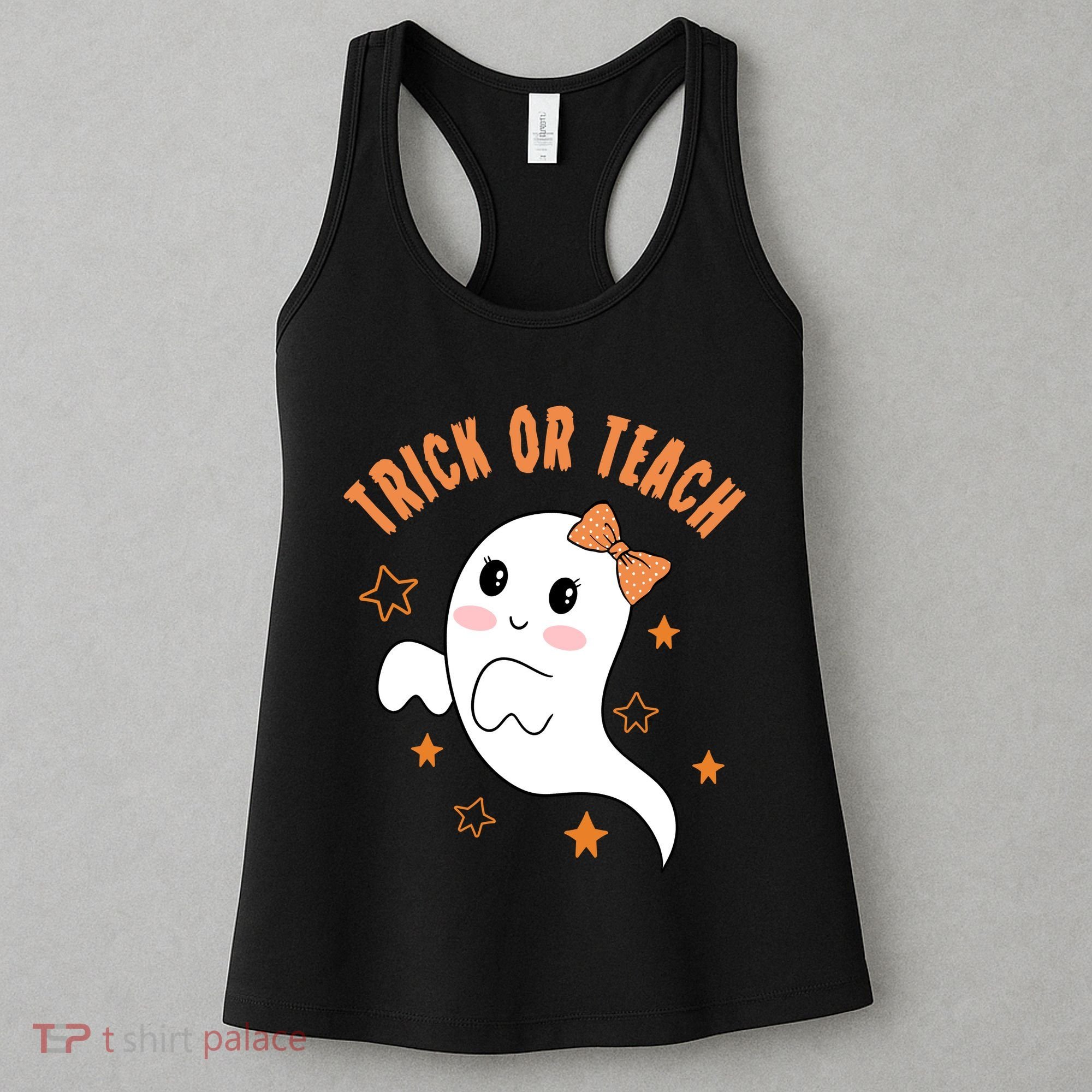 Trick Or Teach Cute Halloween Teacher Women's Tank Top