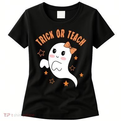 Trick Or Teach Cute Halloween Teacher Women's T-Shirt