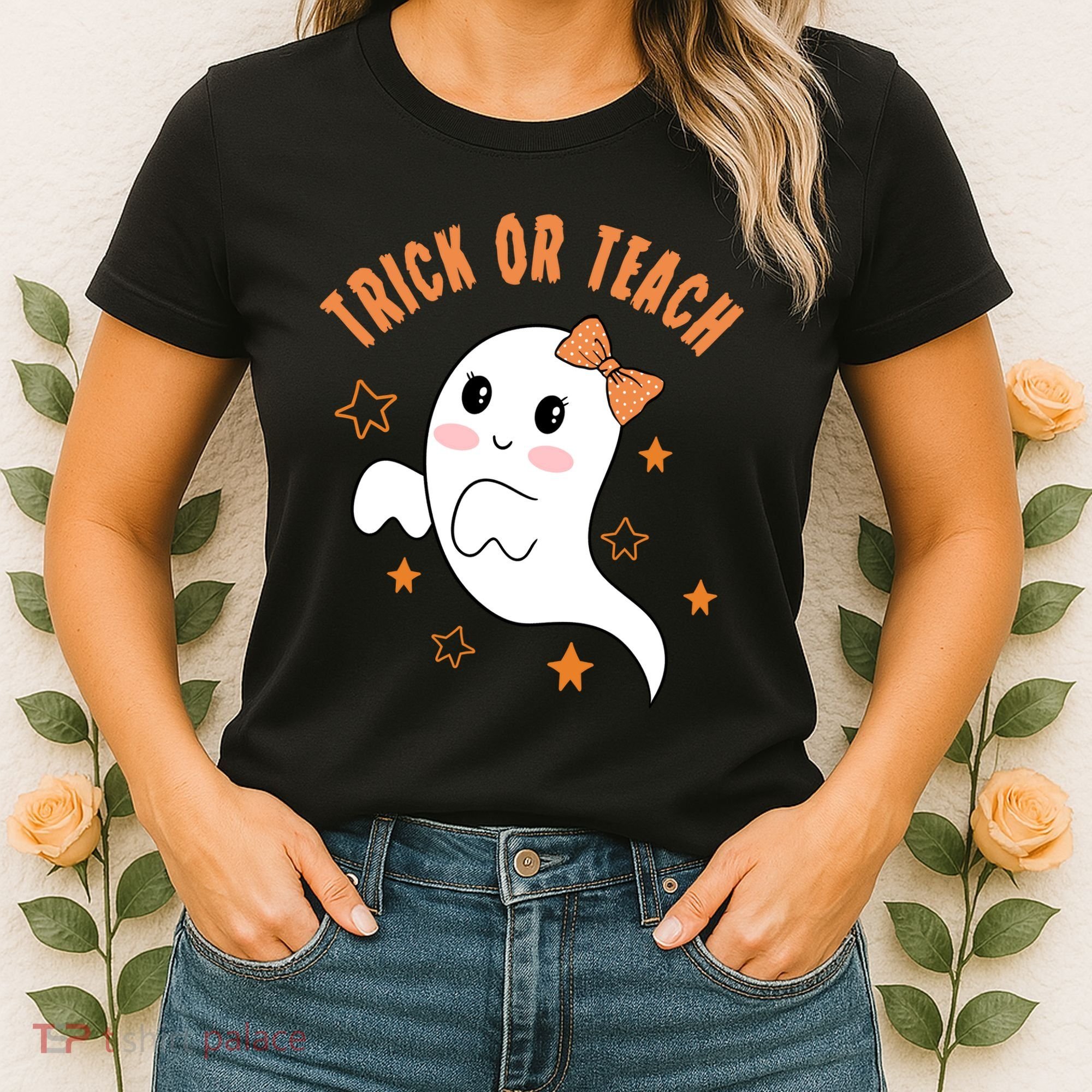 Trick Or Teach Cute Halloween Teacher Women's T-Shirt