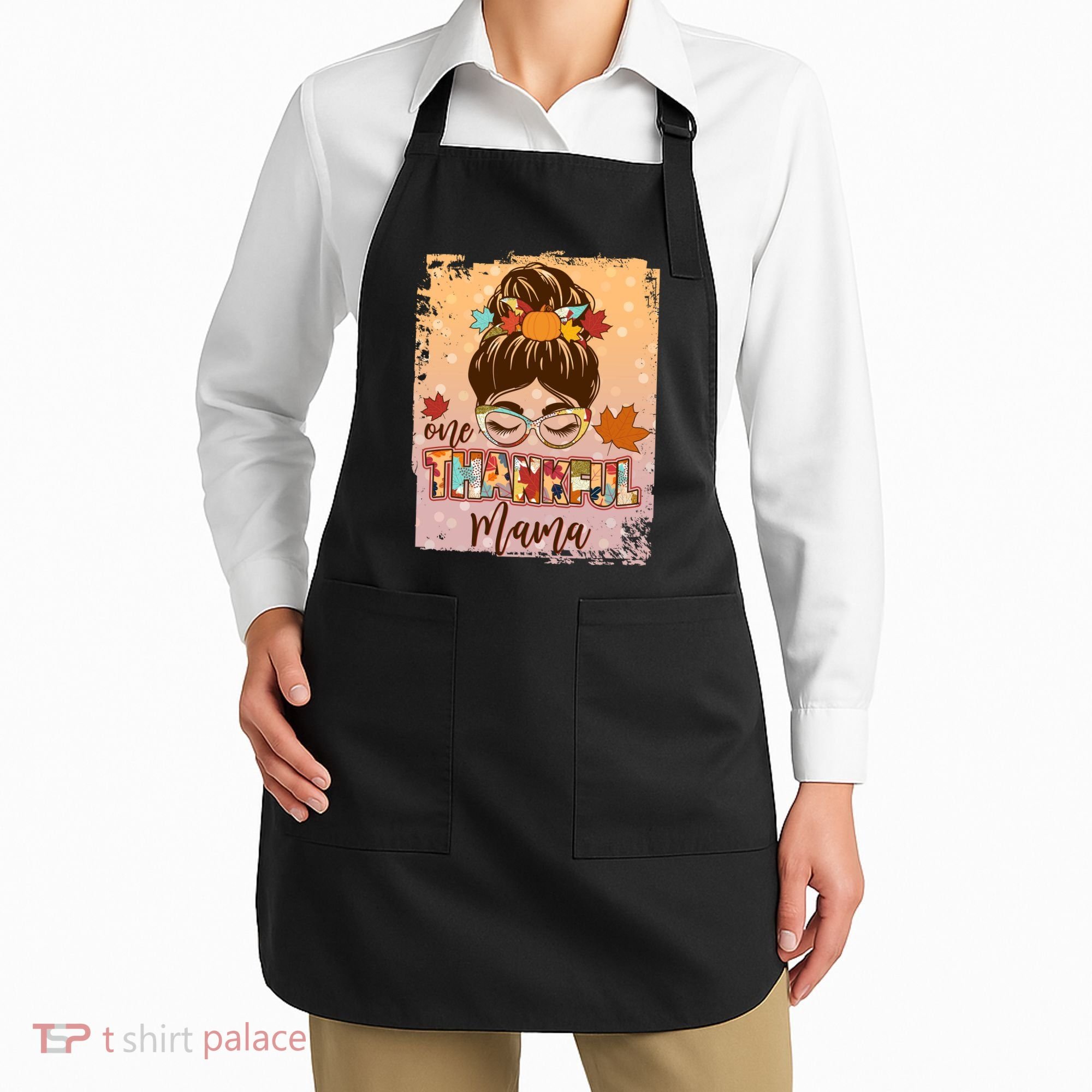 Thanksgiving One Thankful Mama Apron