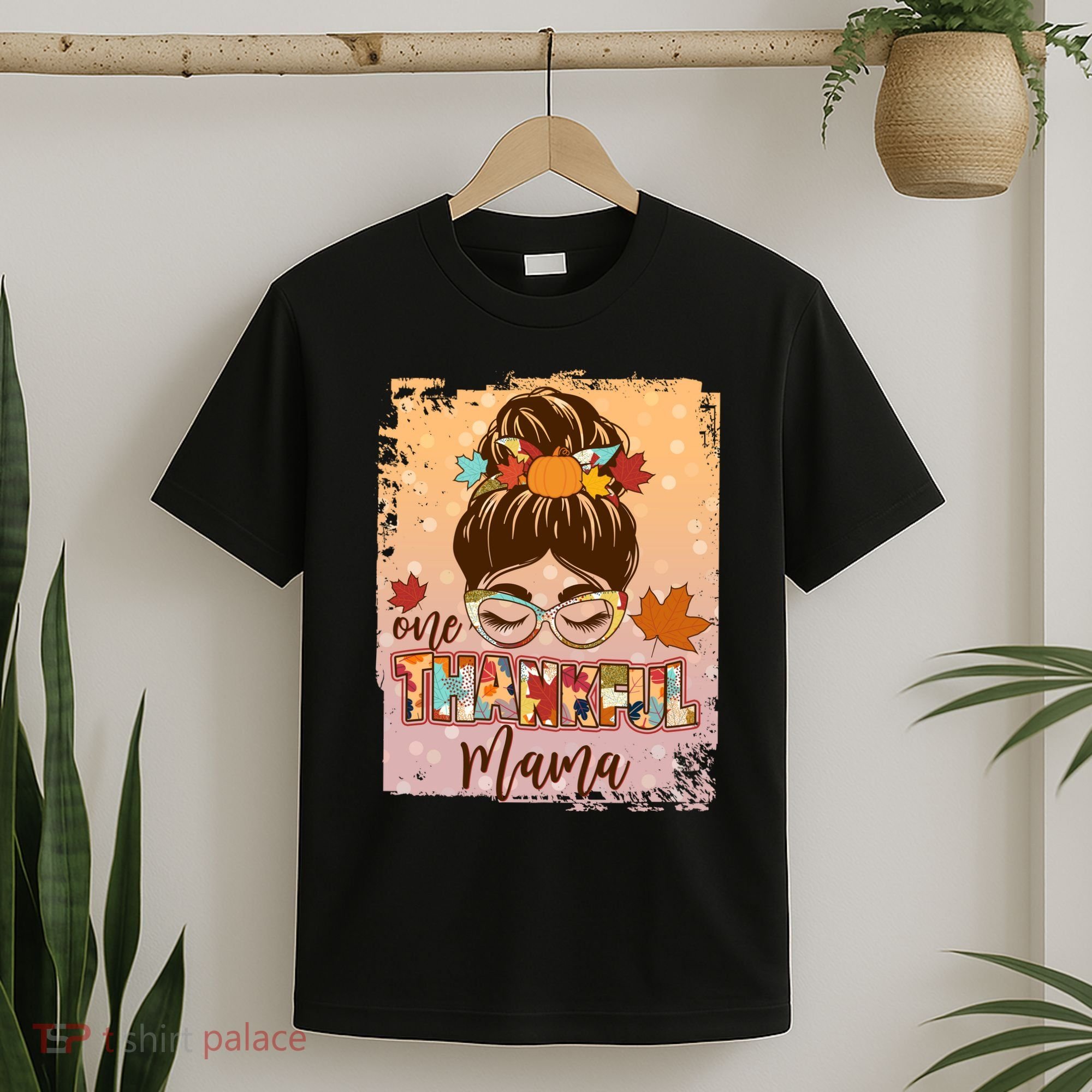 Thanksgiving One Thankful Mama T-Shirt