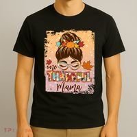 Thanksgiving One Thankful Mama T-Shirt thumb 3