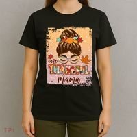 Thanksgiving One Thankful Mama T-Shirt thumb 4