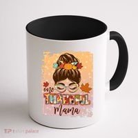 Thanksgiving One Thankful Mama Coffee Mug thumb 1
