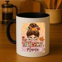 Thanksgiving One Thankful Mama Coffee Mug thumb 4