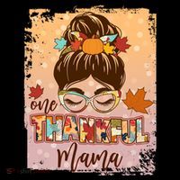 Thanksgiving One Thankful Mama Coffee Mug thumb 5