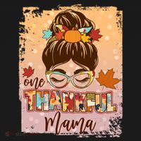 Thanksgiving One Thankful Mama Coaster thumb 2
