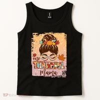 Thanksgiving One Thankful Mama Tank Top thumb 2
