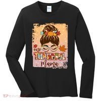 Thanksgiving One Thankful Mama Women's Long Sleeve Shirt thumb 0