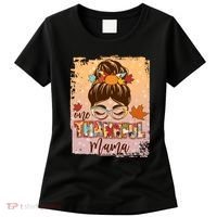 Thanksgiving One Thankful Mama Women's T-Shirt thumb 0