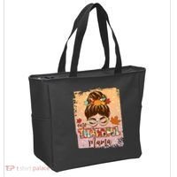 Thanksgiving One Thankful Mama Tote Bag thumb 2