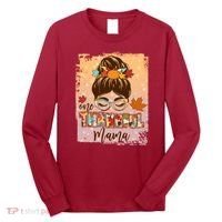 Thanksgiving One Thankful Mama Long Sleeve Shirt thumb 0