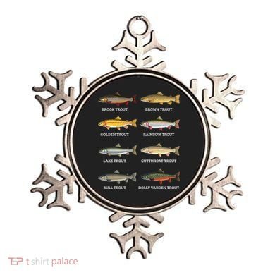 Types Of Trout Fish Trout Species Chart Ichthyology Guide Ornament