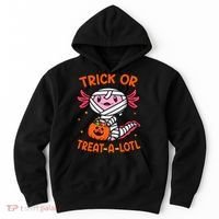 Trick Or Treat A Lotl Axolotl Halloween Costume Hoodie thumb 0