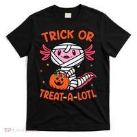 Trick Or Treat A Lotl Axolotl Halloween Costume T-Shirt thumb 0