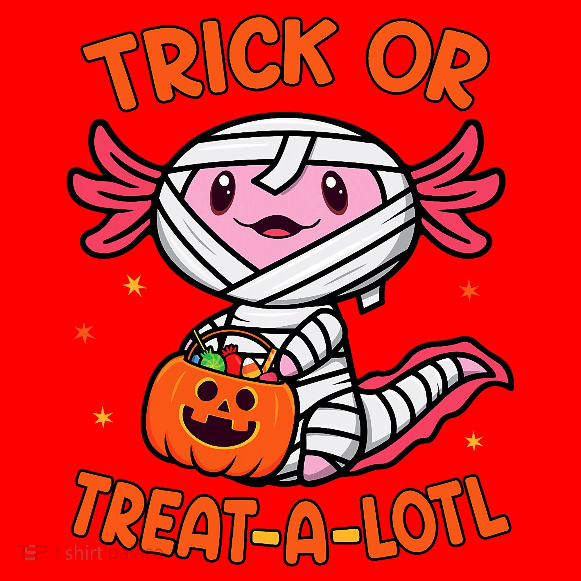 Trick Or Treat A Lotl Axolotl Halloween Costume Santa Hat