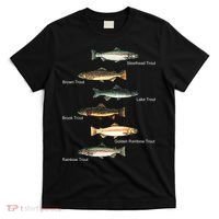 Types Of Trout Fish Species Collection Fishing T-Shirt thumb 0