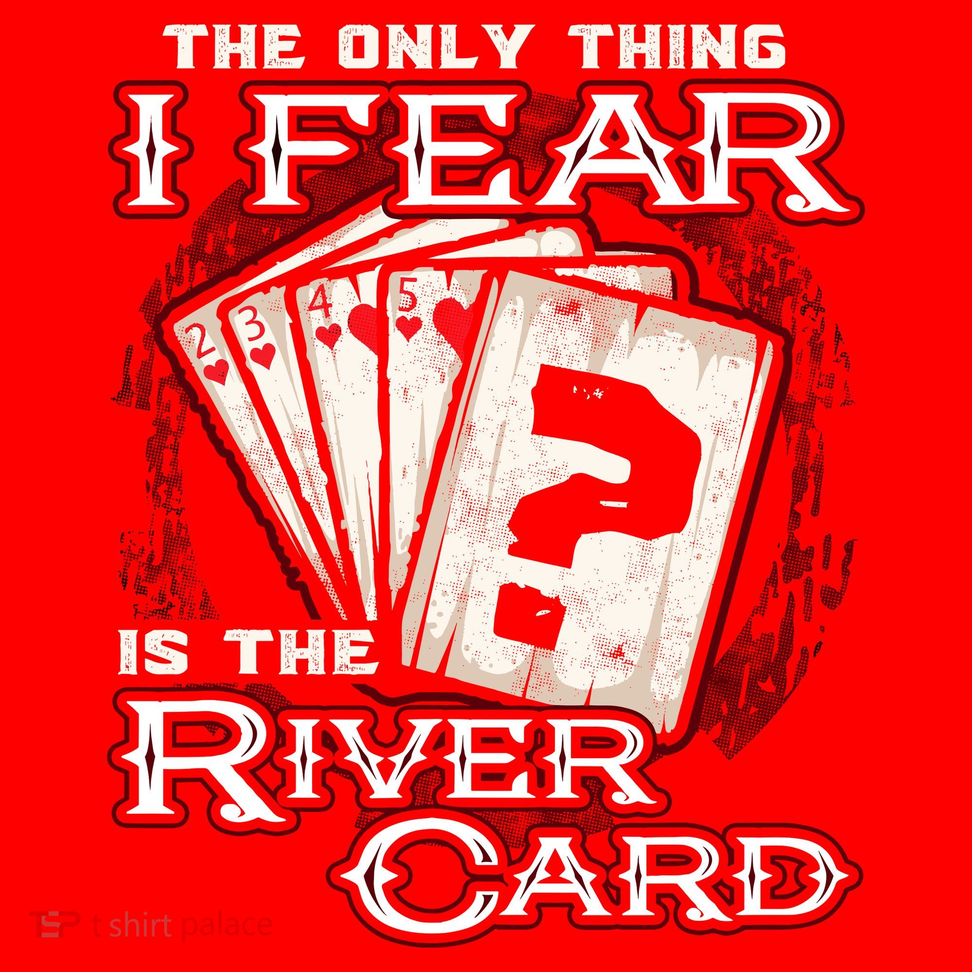 The Only Thing I Fear Is The River Card Funny Poker Player Santa Hat