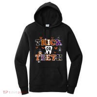 Trick Or Teeth Dental Squad Gift Halloween Dental Costume Gift Women's Hoodie thumb 0
