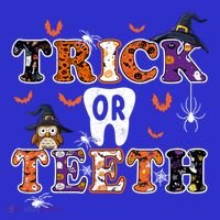 Trick Or Teeth Dental Squad Gift Halloween Dental Costume Gift Sweatshirt thumb 3