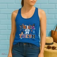Trick Or Teeth Dental Squad Gift Halloween Dental Costume Gift Women's Tank Top thumb 2