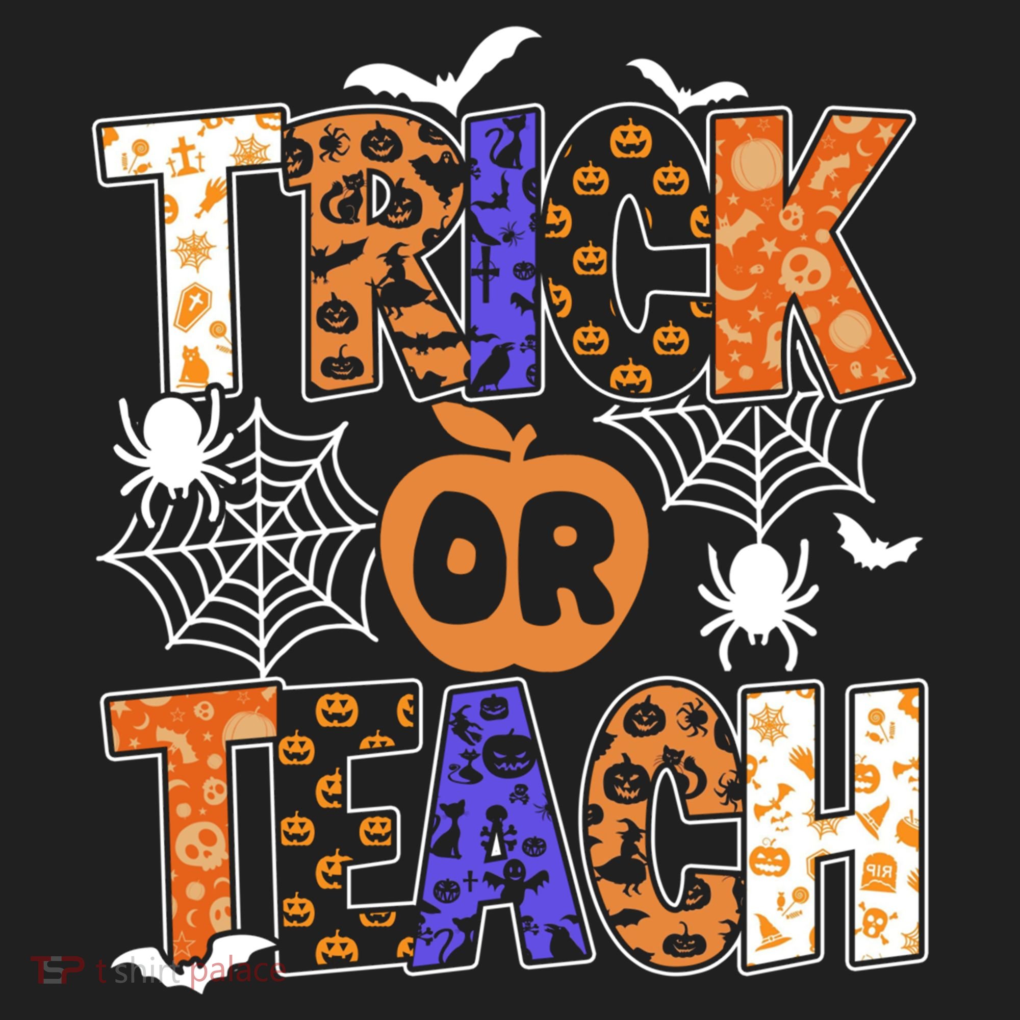 Trick Or Teach Halloween Cool Gift Funny For Teachers Gift Beanie