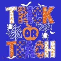 Trick Or Teach Halloween Cool Gift Funny For Teachers Gift Long Sleeve Shirt thumb 2