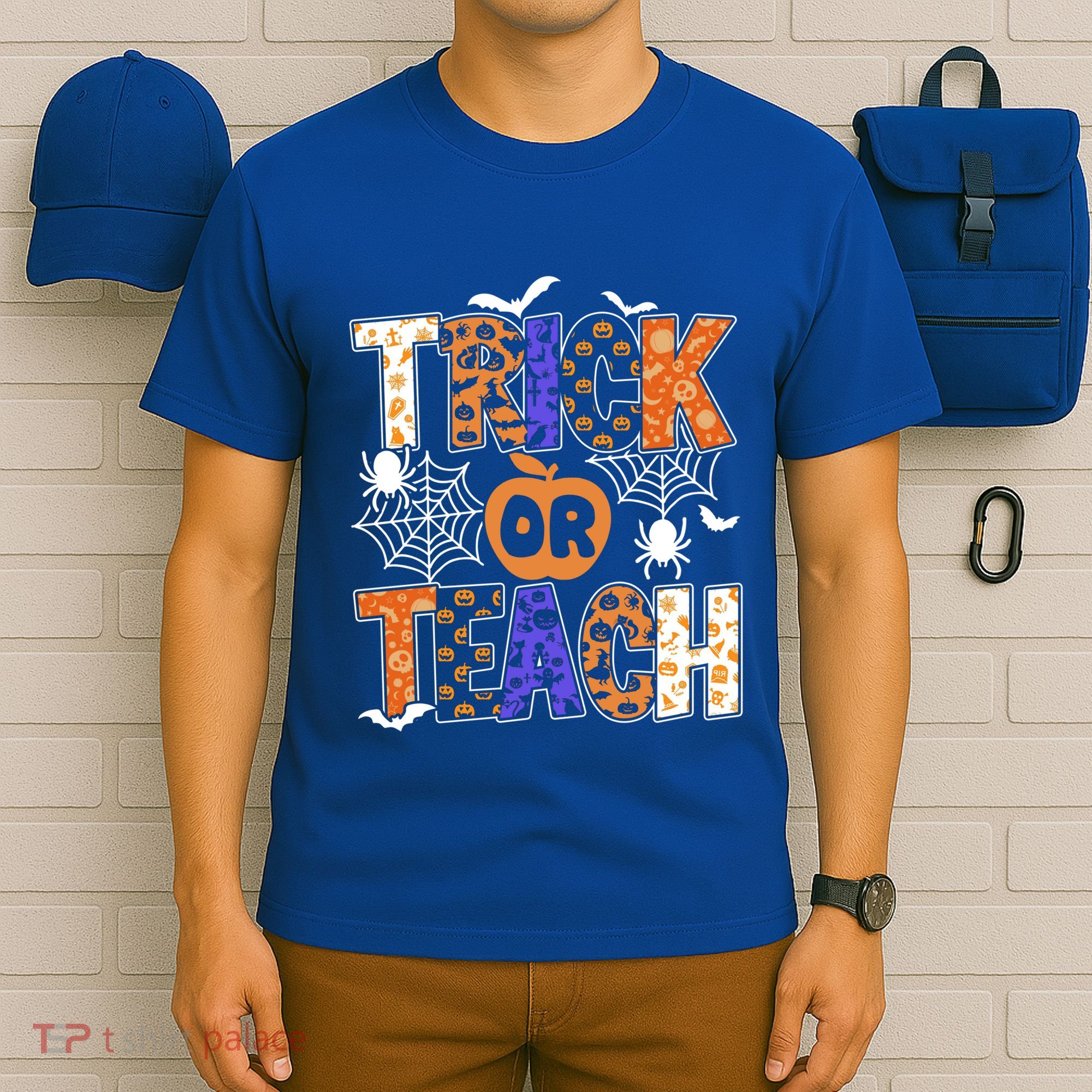 Trick Or Teach Halloween Cool Gift Funny For Teachers Gift T-Shirt