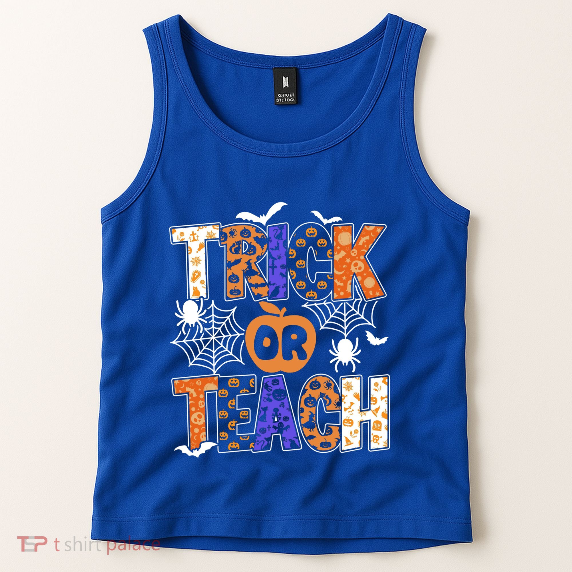 Trick Or Teach Halloween Cool Gift Funny For Teachers Gift Tank Top