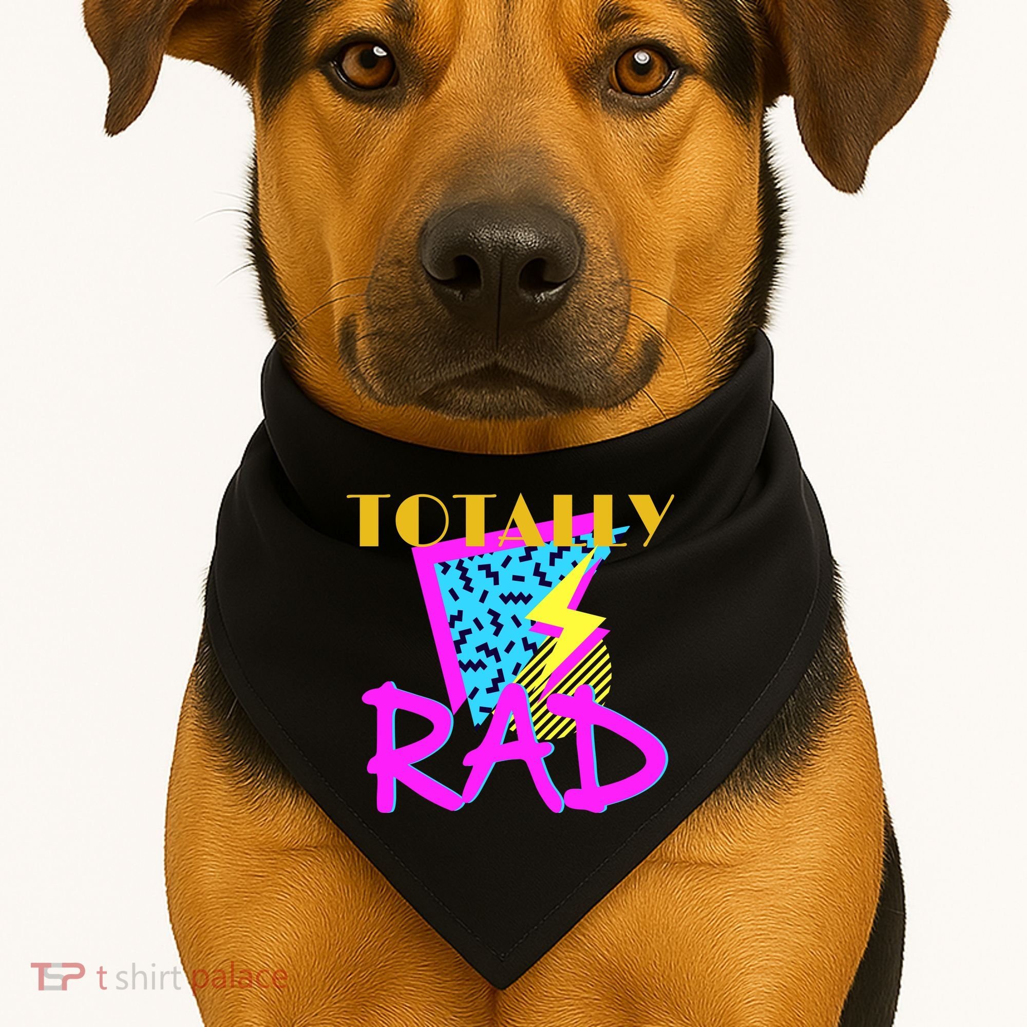 Totally Rad Retro 90's USA-Made Doggie Bandana