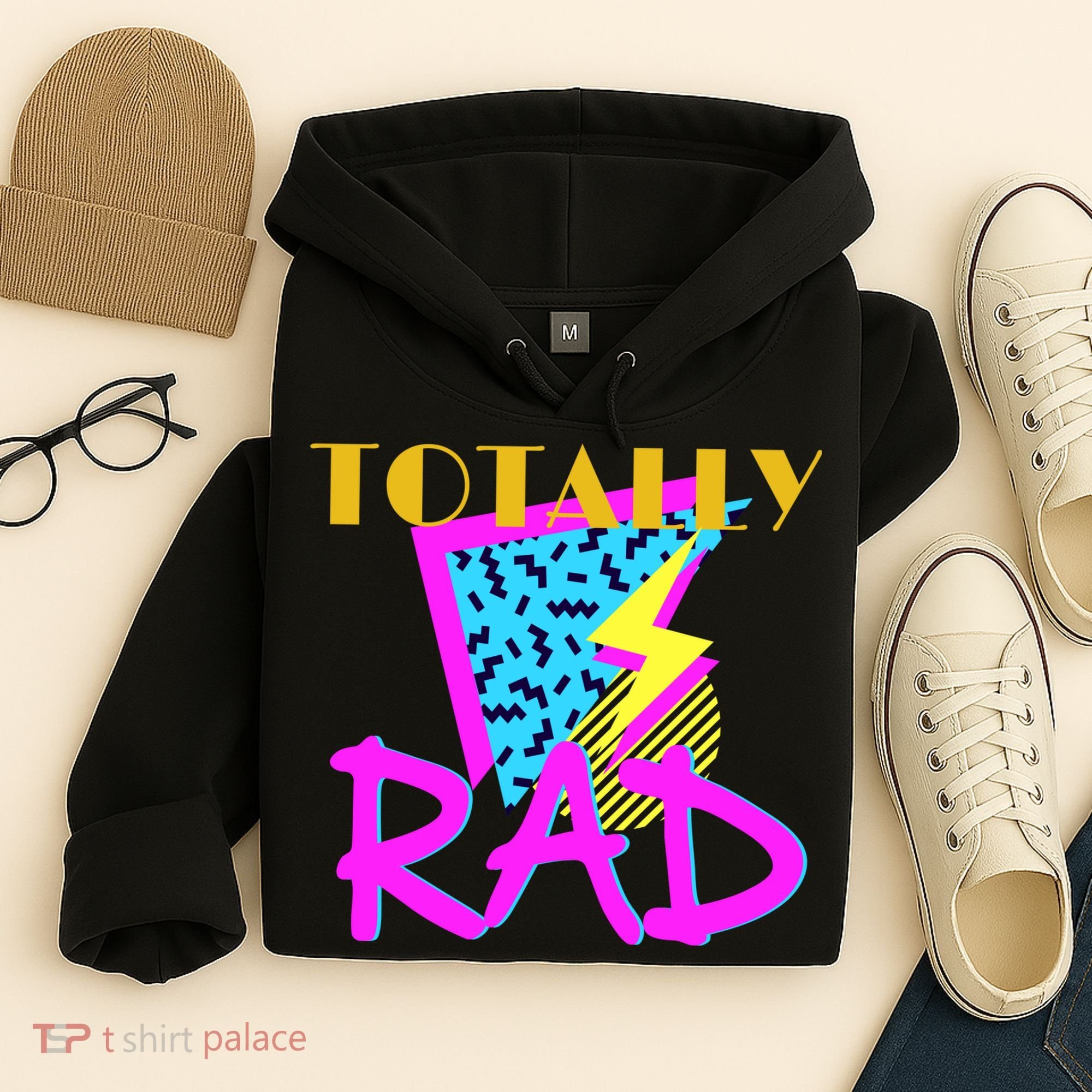 Totally Rad Retro 90's Hoodie