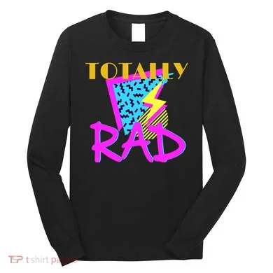 Totally Rad Retro 90's Long Sleeve Shirt