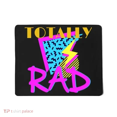 Totally Rad Retro 90's Mousepad