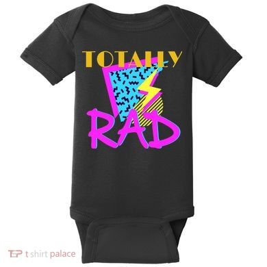 Totally Rad Retro 90's Baby Bodysuit