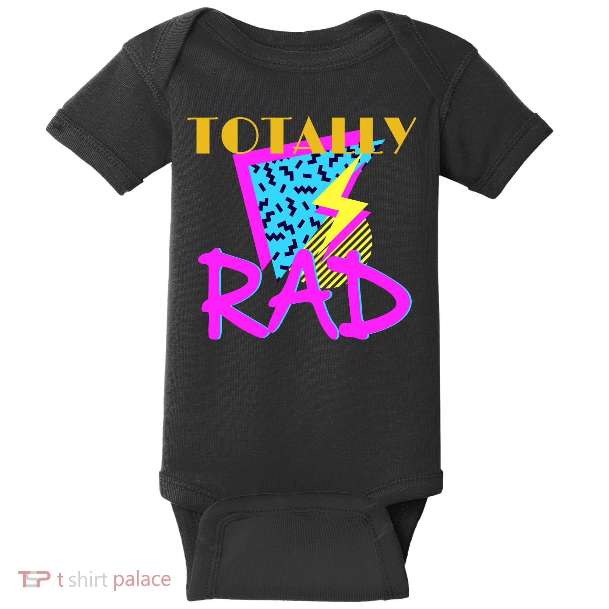 Totally Rad Retro 90's Baby Bodysuit