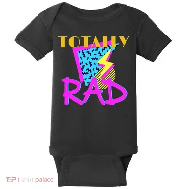 Totally Rad Retro 90's Baby Bodysuit