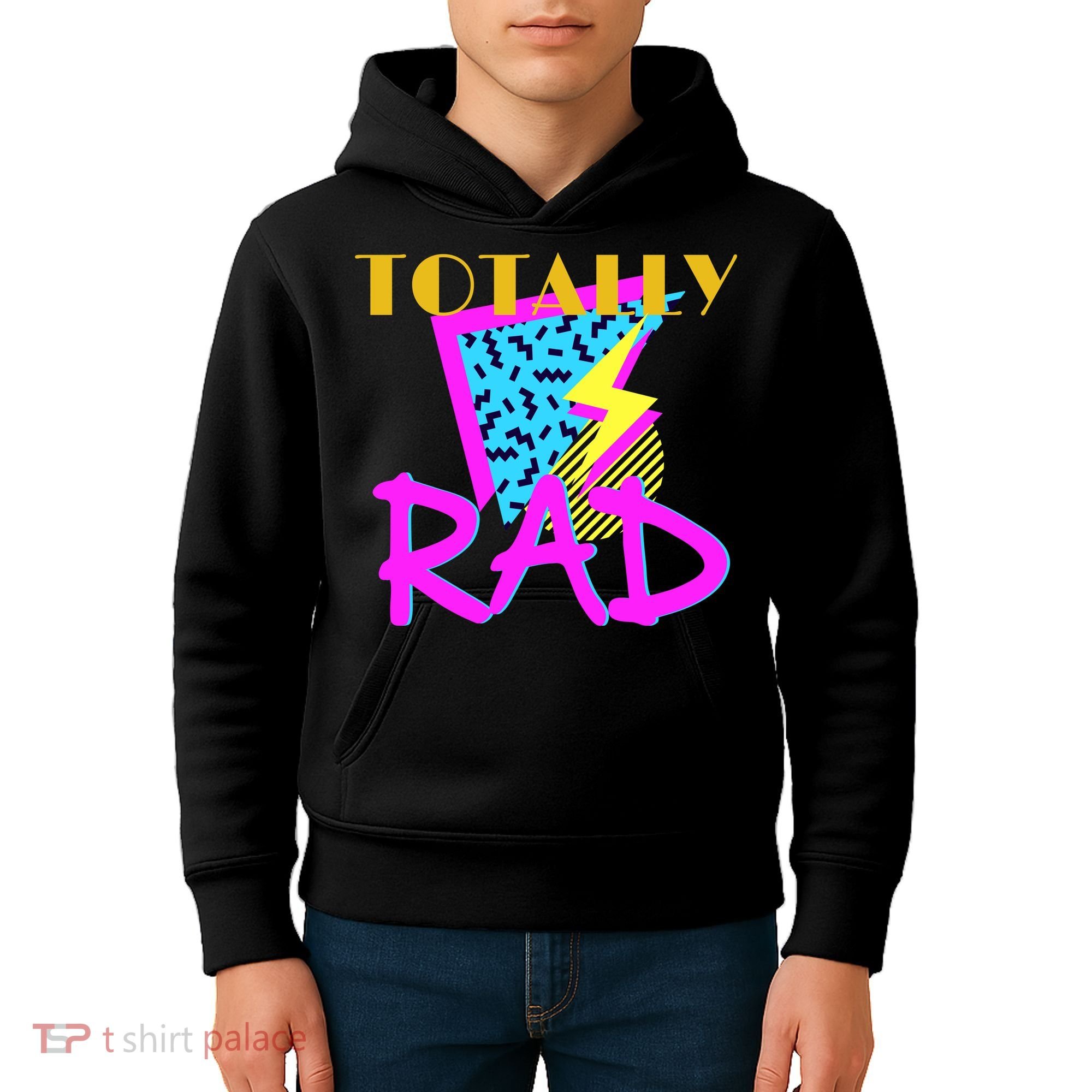 Totally Rad Retro 90's Kids Hoodie