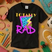 Totally Rad Retro 90's Kids T-Shirt thumb 3