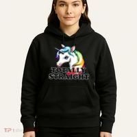 Totally Straight Unicorn Rainbow Hoodie thumb 5