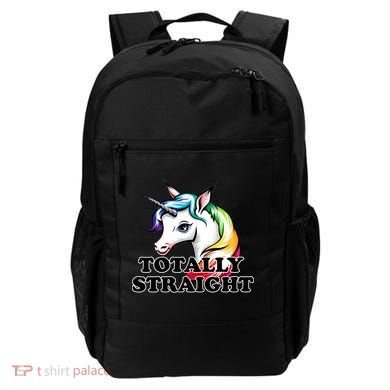 Totally Straight Unicorn Rainbow Backpack