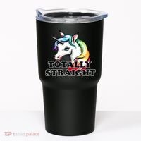 Totally Straight Unicorn Rainbow Tumbler thumb 0