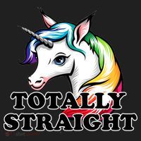 Totally Straight Unicorn Rainbow Hat thumb 2