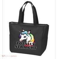 Totally Straight Unicorn Rainbow Tote Bag thumb 3