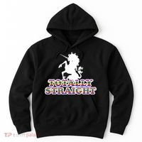 Totally Straight Unicorn Rainbow Pride Hoodie thumb 0