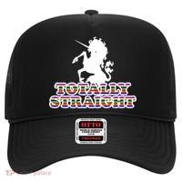 Totally Straight Unicorn Rainbow Pride Hat thumb 0